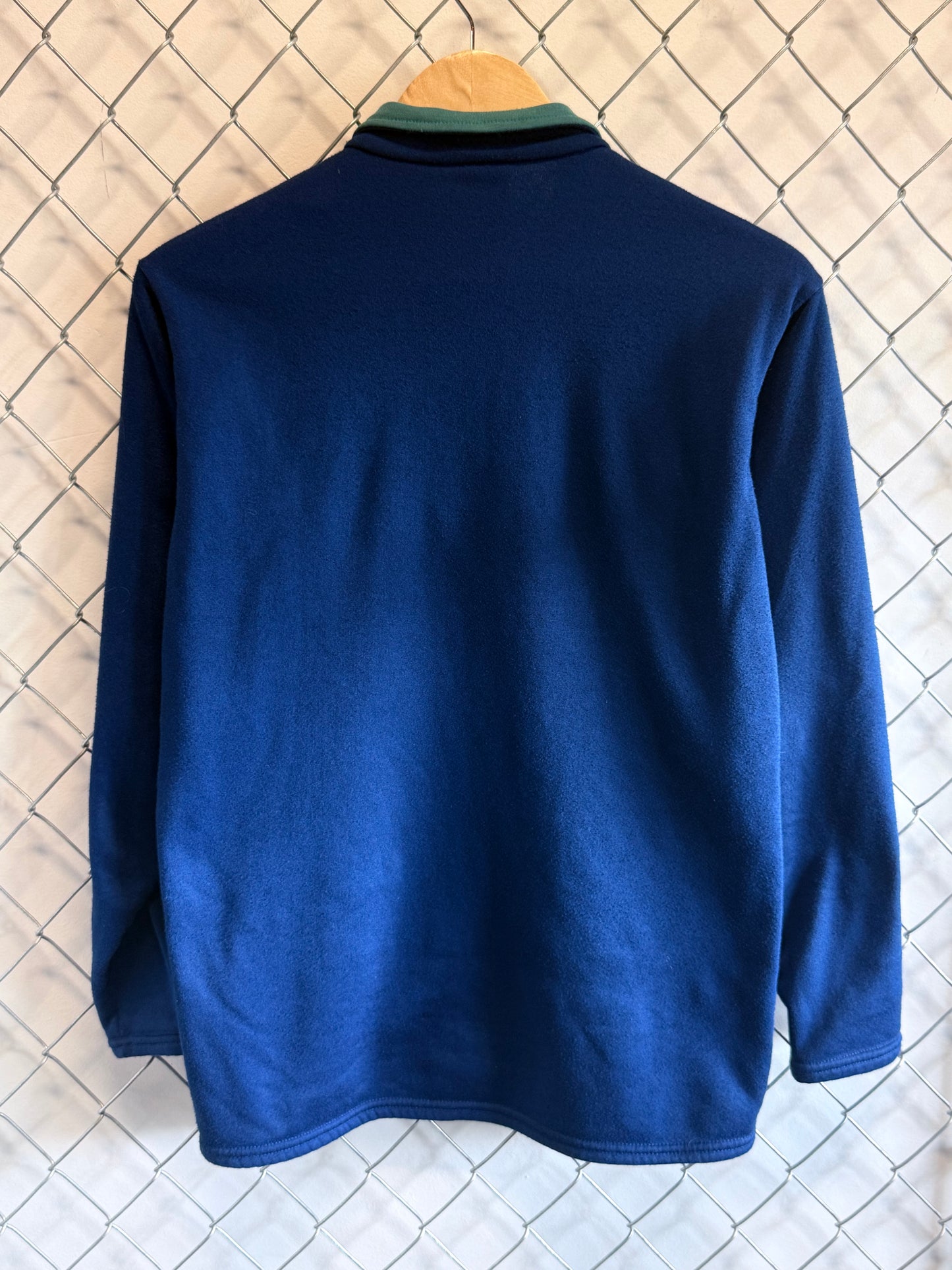 Vintage 90's Patagonia Capilene Blue Quarter Zip Sweater Size Medium