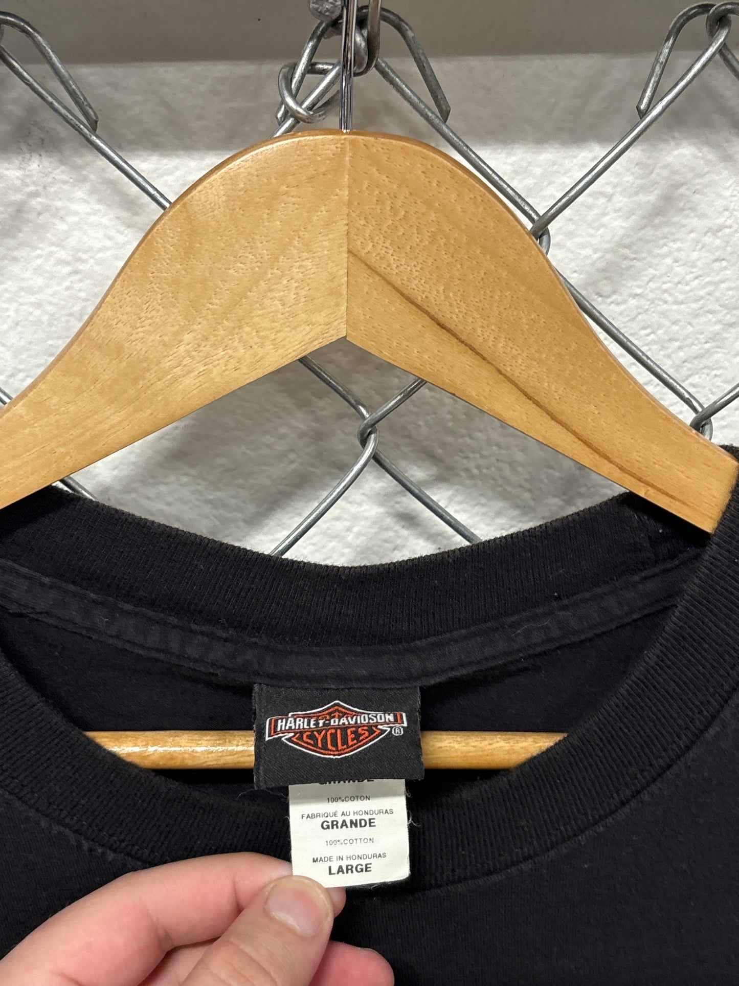 Harley Davidson Redwood Eureka California Biker Tee Size Large