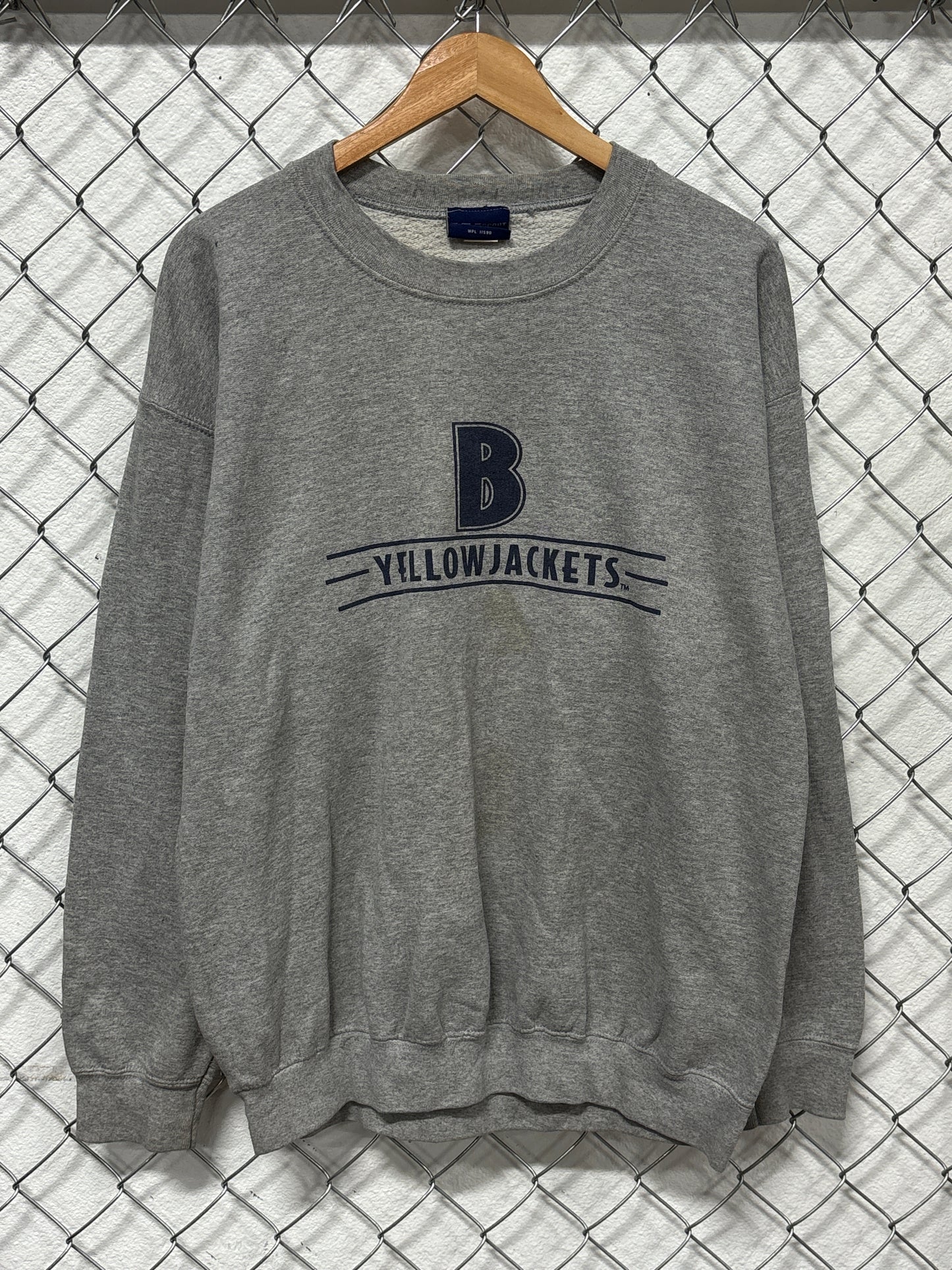 Vintage 90's Montana State University Billings Yellowjackets Sweater Size Large