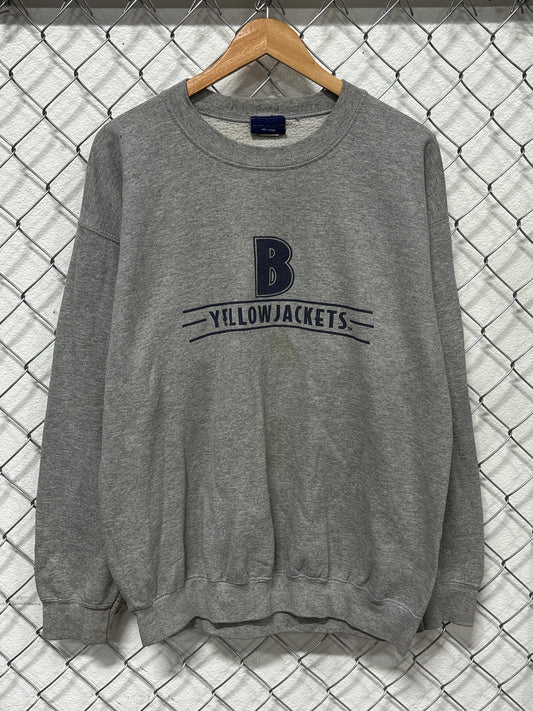 Vintage 90's Montana State University Billings Yellowjackets Sweater Size Large
