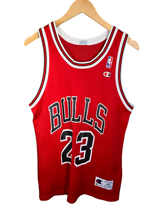 Vintage 90's Champion Chicago Bulls Michael Jordan Jersey Size Medium