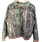 Vintage Woodland Tree Camo Full Zip Collared Jacket Size Large