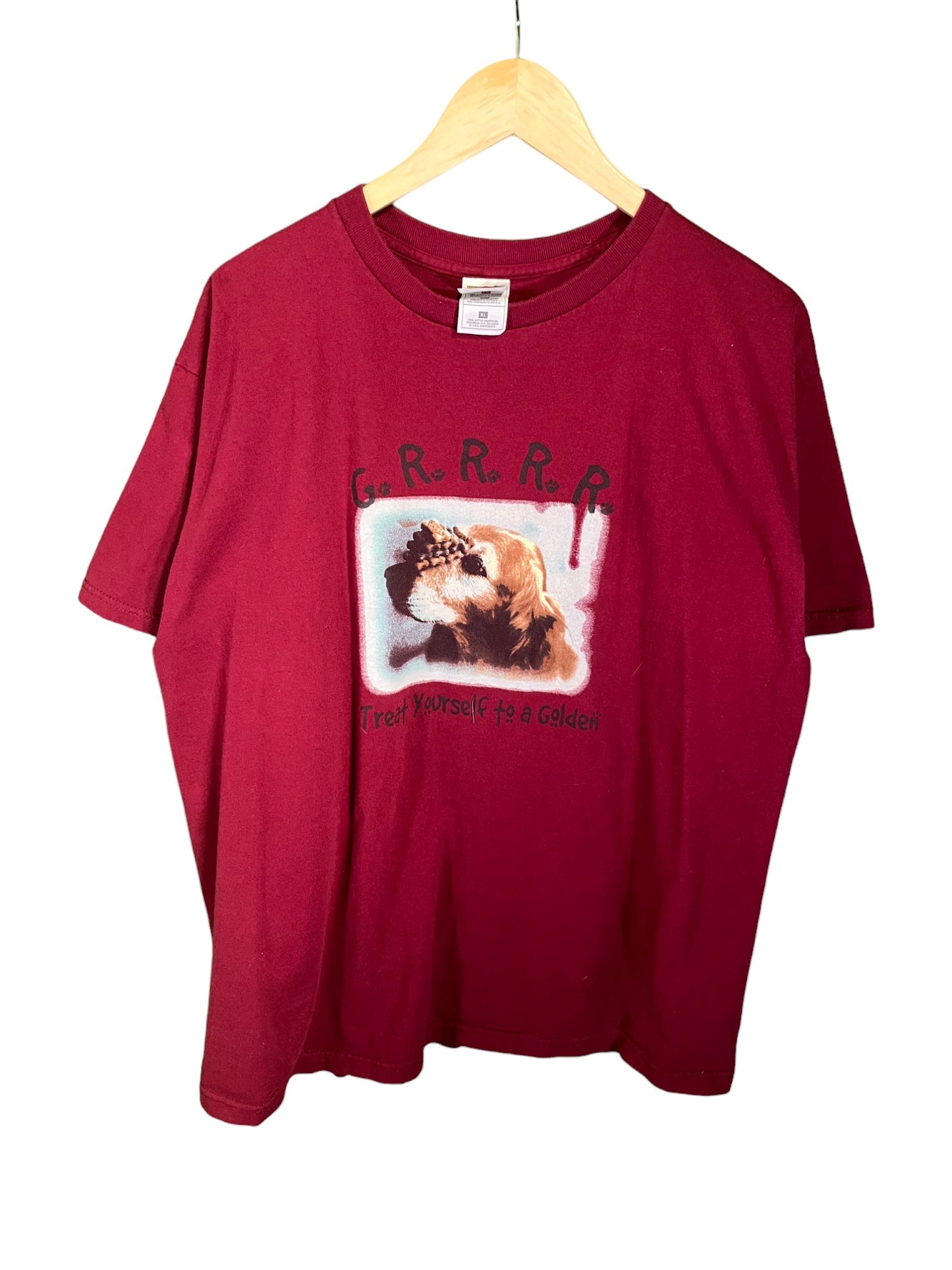 Vintage Golden Retriever Rescue Graphic Tee Size XL