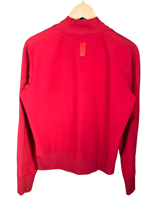 Vintage 00's Nike Full Zip Red Bomber Style Jacket Size Medium