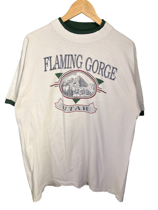 Vintage Flaming Gorge Utah Graphic Tee Size XL