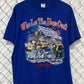 Vintage Y2K Who Let the Hogs Out Harley Sturgis Tee Size XL