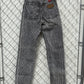 Vintage 90's Wrangler Women's Grey High Waisted Western Jeans Size 23x33