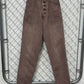 Vintage Wrangler Silverlake Women's Western Brown Denim Jeans Size 24x35