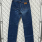 Vintage 90's Wrangler Women's Blue Denim Western Jeans Size 24x32