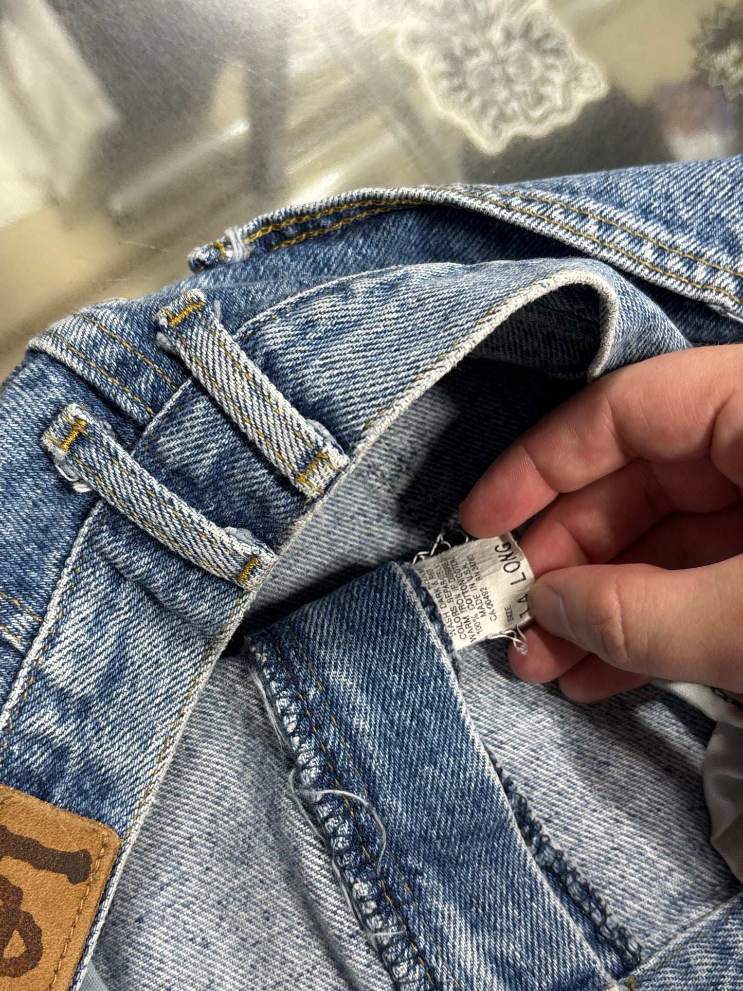 Vintage 90's Lee Women's Light Wash Denim Jeans Size 30x31