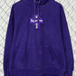 Supreme Purple Cross Box Logo Hoodie Size Large