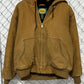Cabela's Brown Workwear Zip Up Insulated Jacket Size Medium