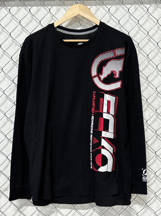 Vintage Y2K Ecko Unlimited Thermal Long Sleeve Shirt Size XXL
