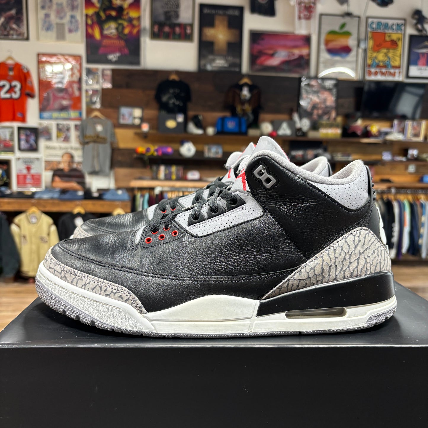 Jordan 3 'Black Cement' Size 12.5