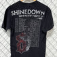 Shinedown Summer of Madness Tour Graphic Tee Size Medium