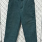 Vintage 90's Carhartt Heart Green Union Made Carpenter Pants Size 36x28