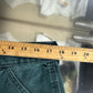 Vintage 90's Carhartt Heart Green Union Made Carpenter Pants Size 36x28