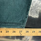 Vintage 90's Carhartt Heart Green Union Made Carpenter Pants Size 36x28
