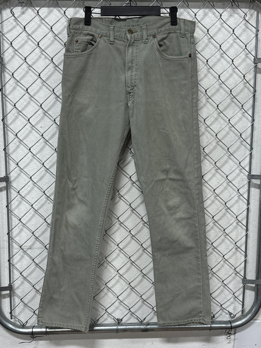 Vintage Levi's Big E Light Green Trouser Pants Size 32x30