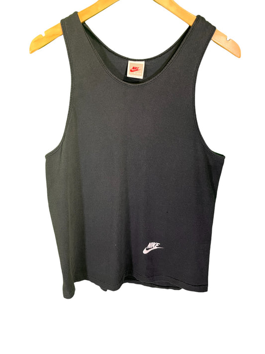 Vintage 80's Nike Just Do It Black Tank Top Size Medium