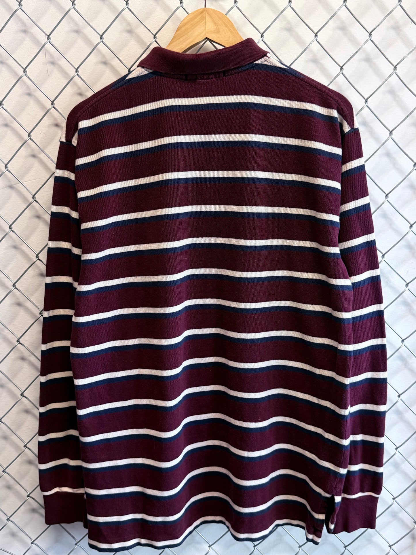 Vintage Polo Ralph Lauren Long Sleeve Striped Shirt Size Large