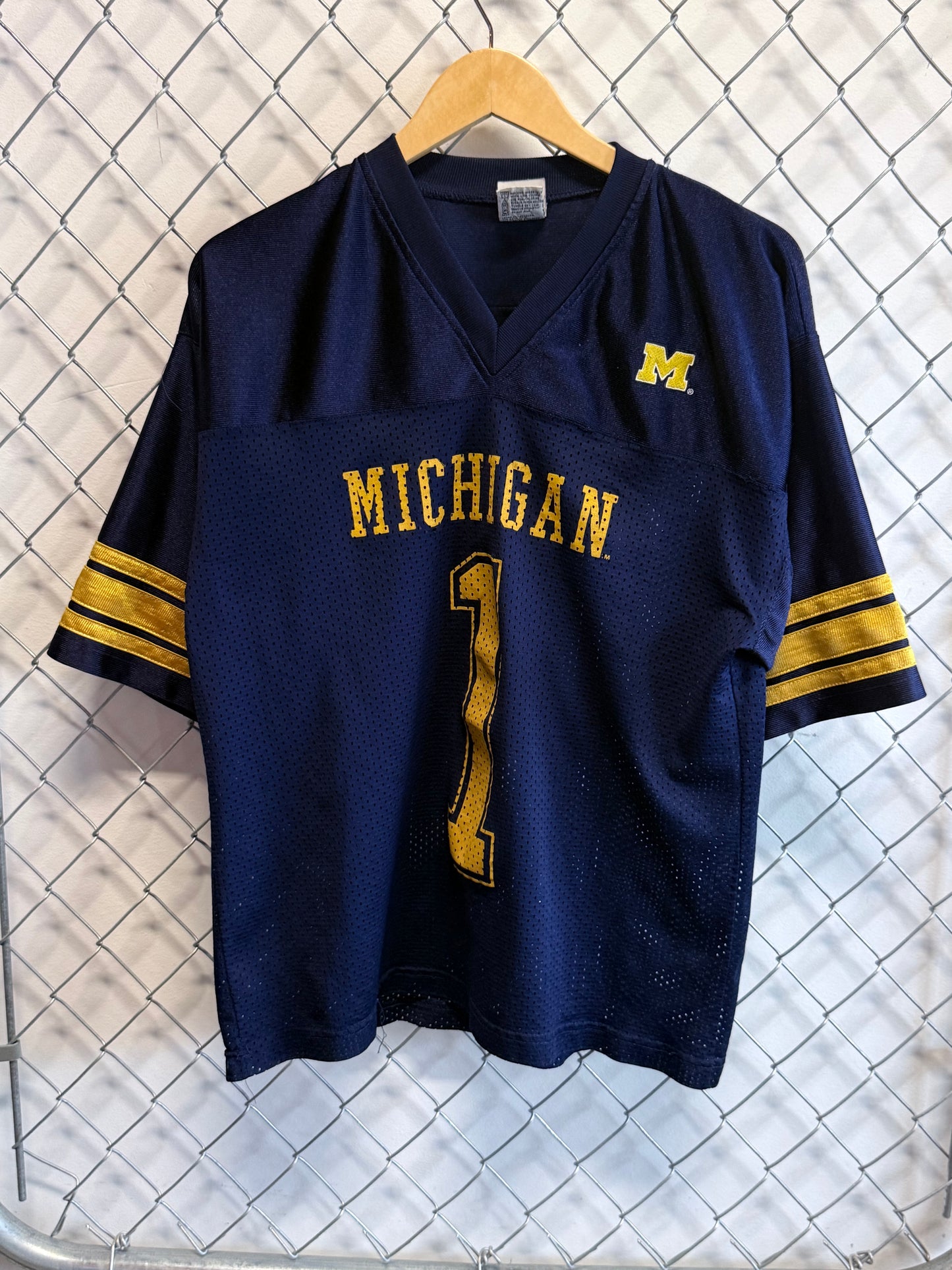 Vintage 90's Michigan Wolverines Football Jersey Size Medium