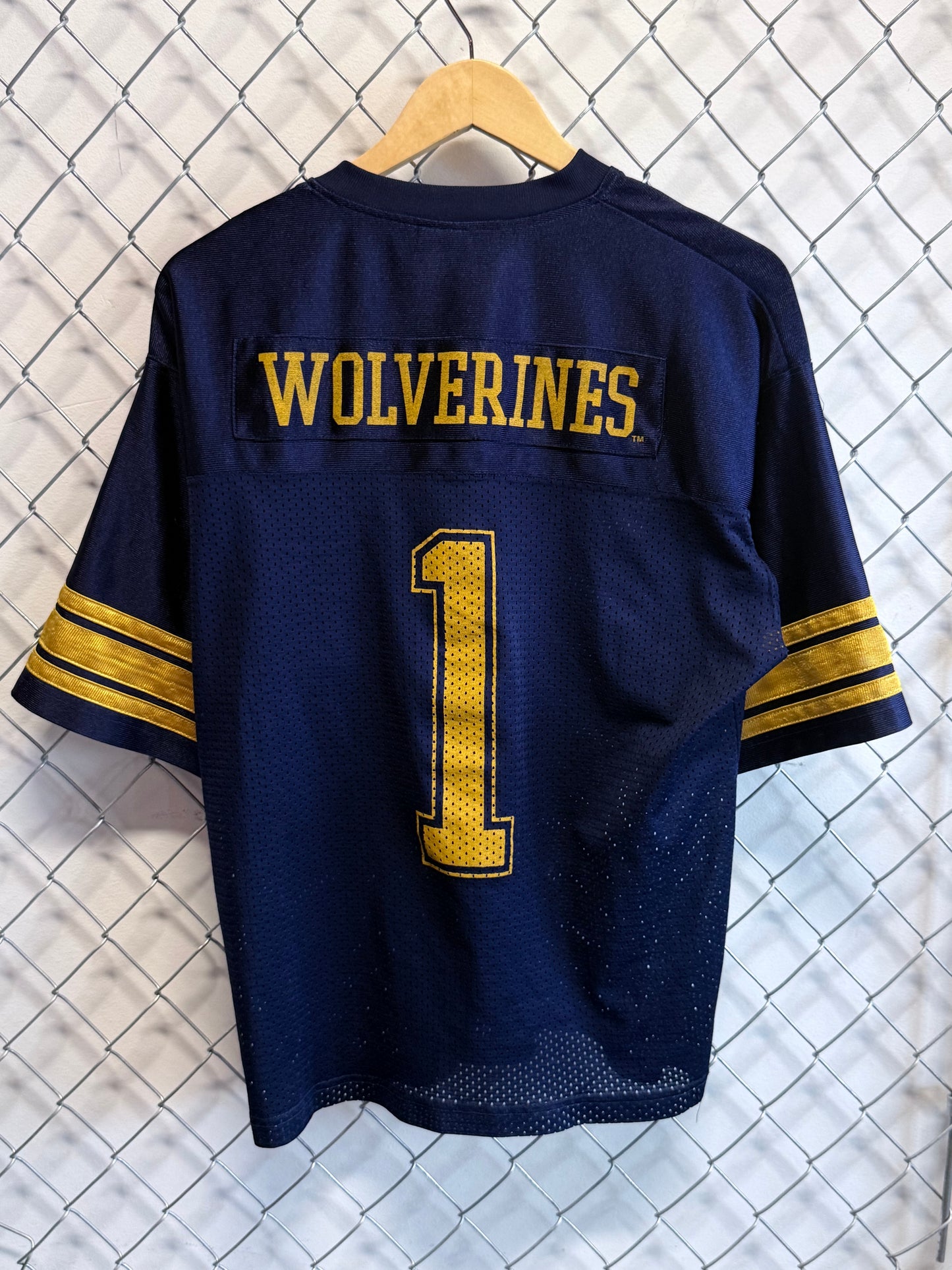 Vintage 90's Michigan Wolverines Football Jersey Size Medium