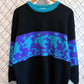 Vintage 90's Jamie Scott Acrylic Knit Abstract Sweater Size Medium