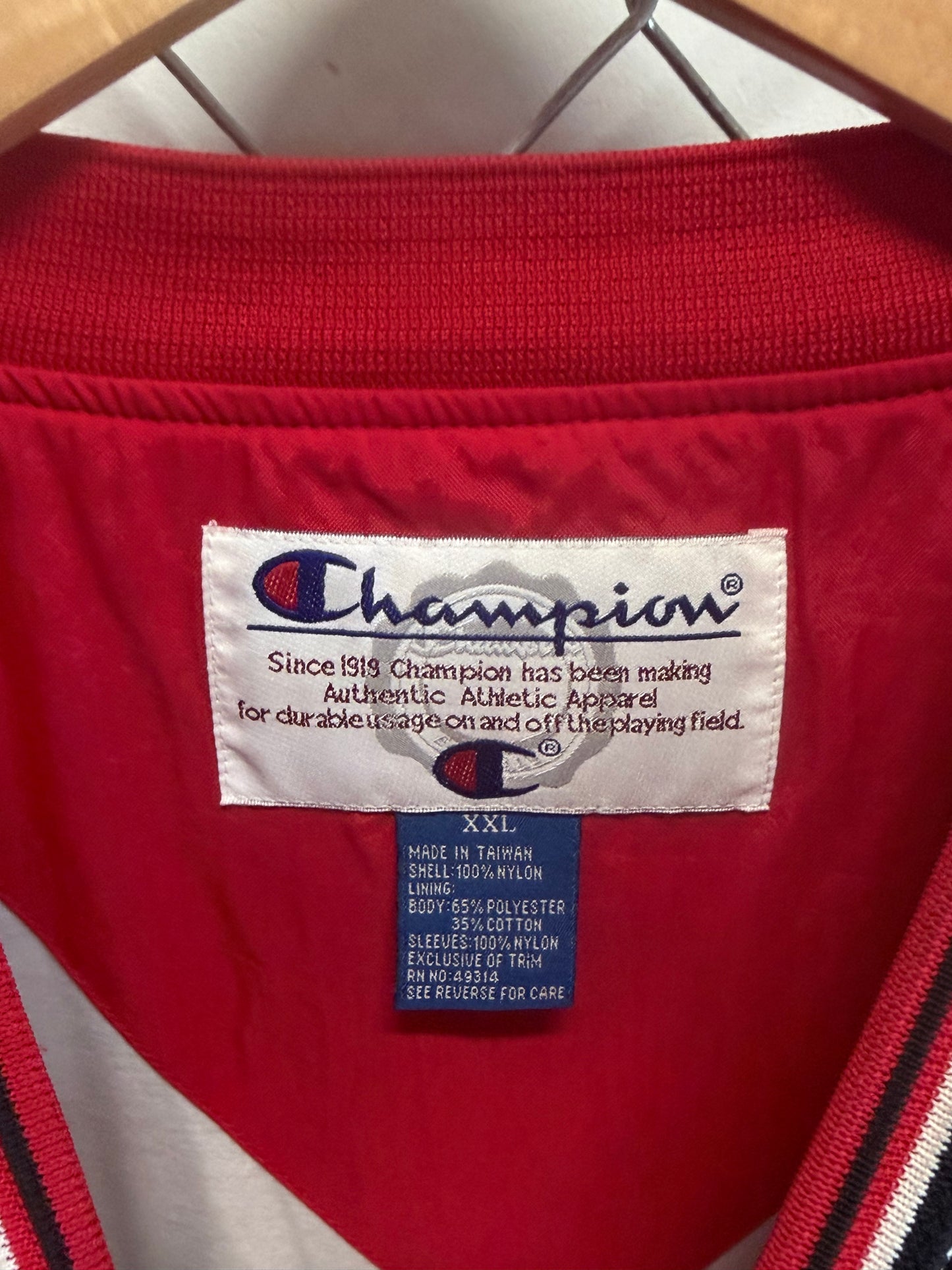 Vintage 90's Champion Utah Collegiate Spellout Jacket Size XXL