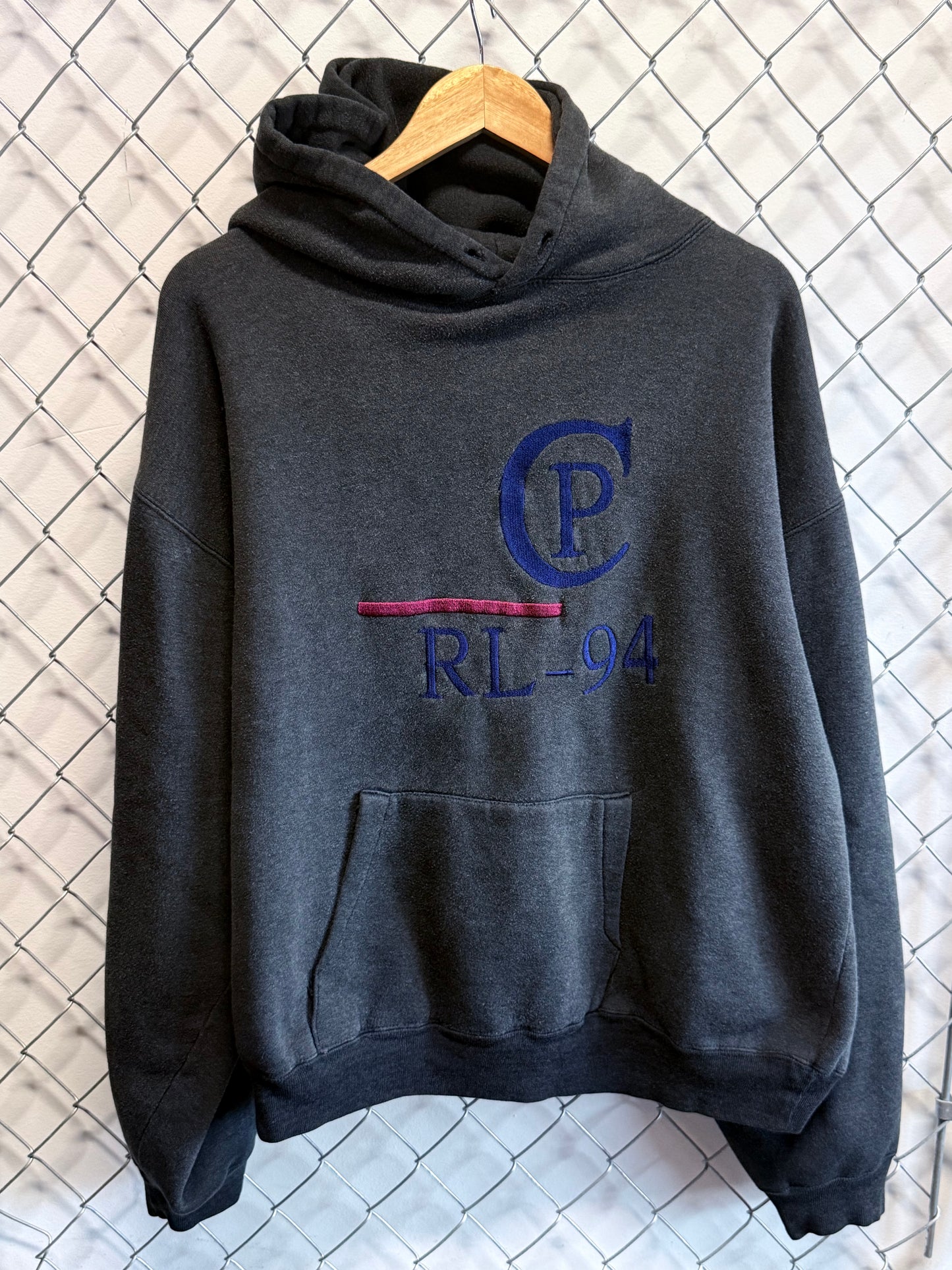 Vintage 90's Polo Ralph Lauren Boot RL 94 Sailing Hoodie Size XL