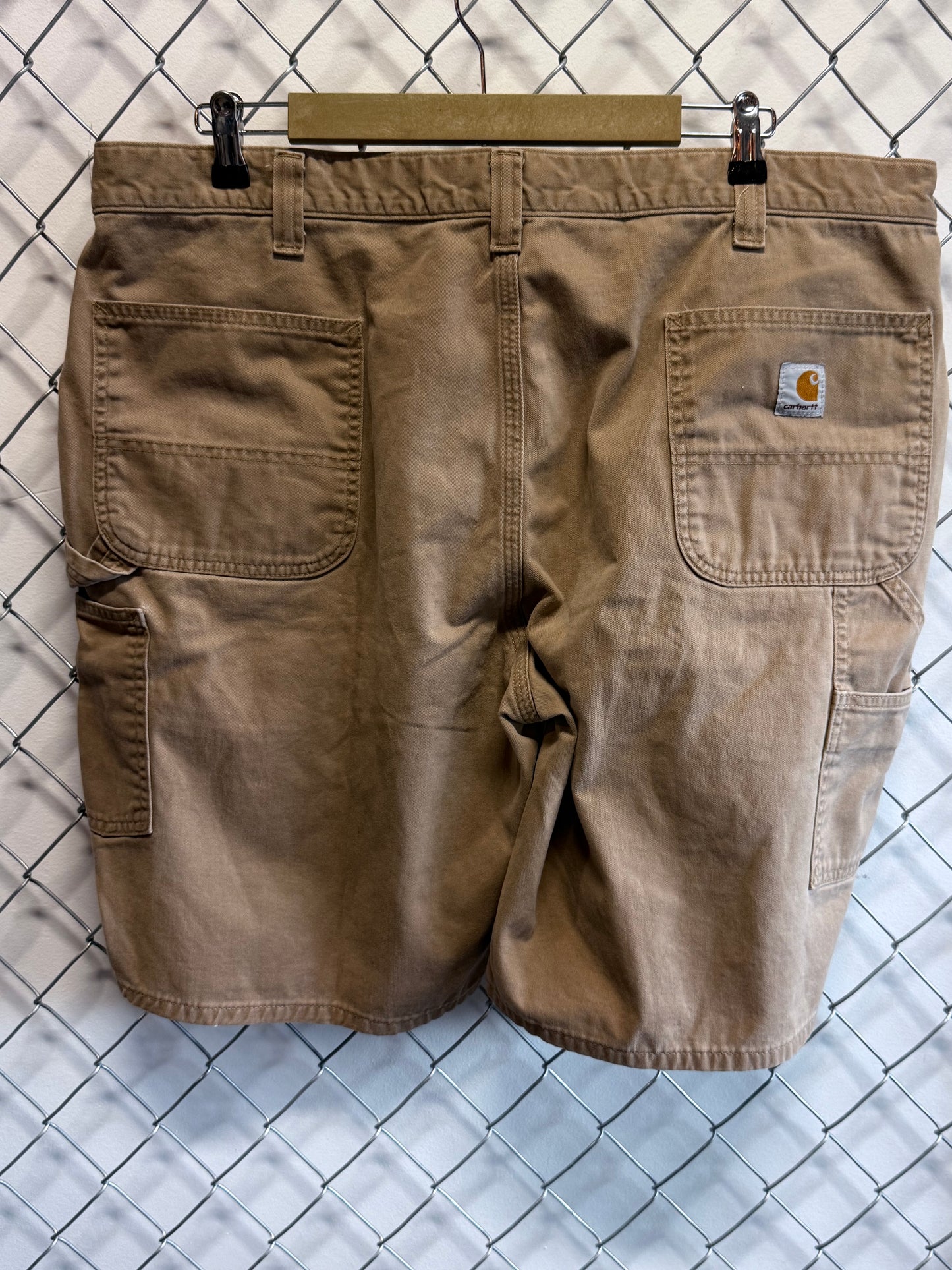 Carhartt Brown Carpenter Shorts Size 38