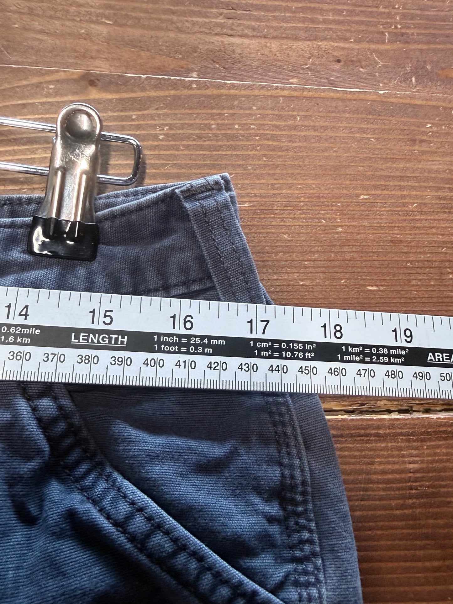 Carhartt Navy Blue Faded Carpenter Pants Size 34x30