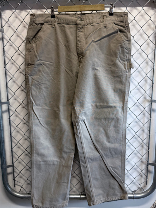 Carhartt Tan Carpenter Pants Size 38x29