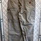 Carhartt Tan Carpenter Pants Size 38x29