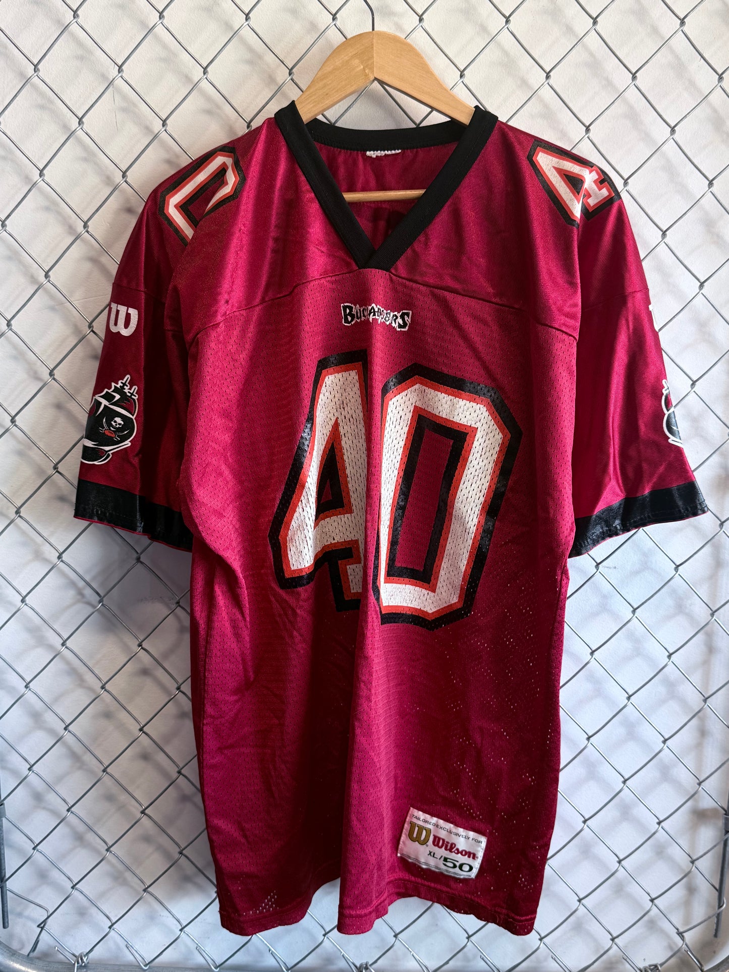 Vintage Tampa Bay Buccaneers Mike Alstott Jersey Size XL