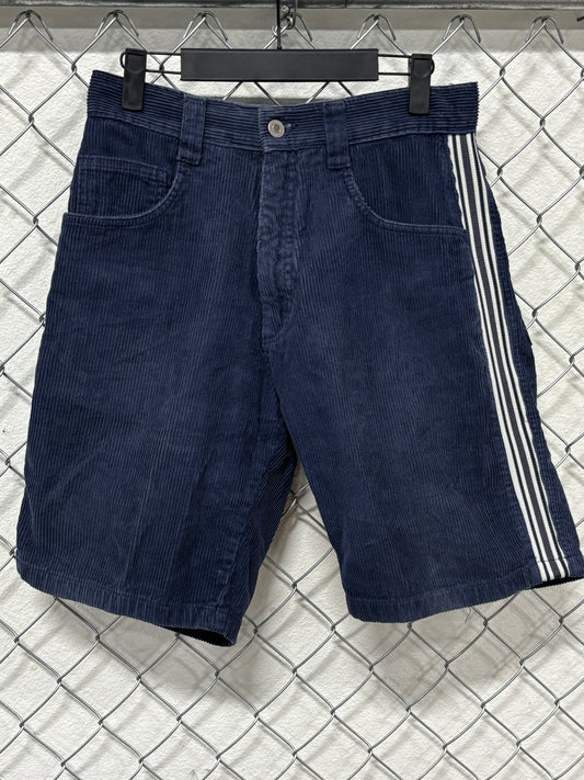 Vintage 90's Billabong Made in USA Blue Corduroy Board Shorts Size 28