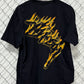 Stussy Y2K Flaming Logo Graphic Tee Size Large