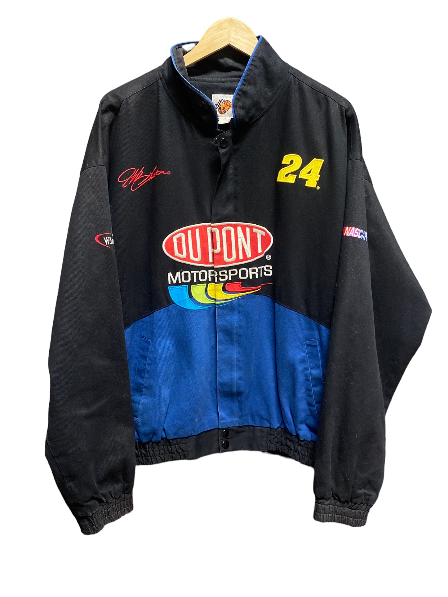 Vintage 90's Jeff Gordon DuPont Winners Circle NASCAR Racing Jacket Size XL