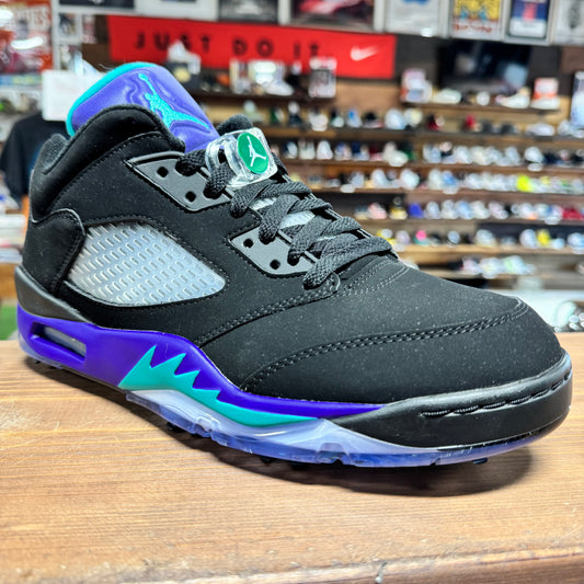 Jordan 5 Low Golf 'Black Grape' Size 9 (DS)