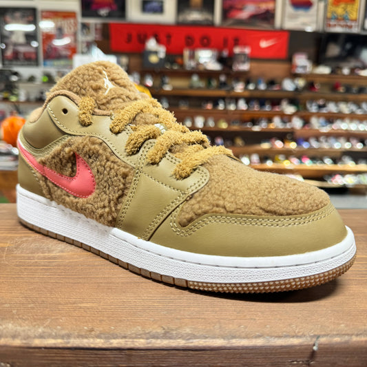 Jordan 1 Low 'Teddy Bear' Size 7Y