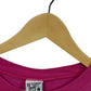 Vintage 90's Women's Lee Sturdy Heavy Weight Blank Pink Tee Size Large