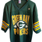 Vintage 90's Green Bay Packers NFL Logo 3/4 Sleeve Tee Size Large
