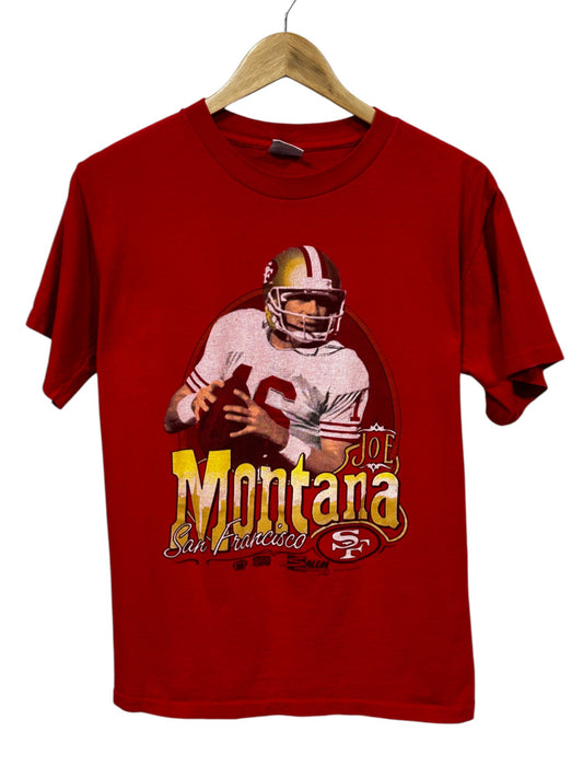 Vintage 90's Joe Montana San Francisco 49ers NFL Graphic Tee Size Medium