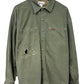 Vintage Carhartt Moss Green Thrashed Long Sleeve Button Up Size Large