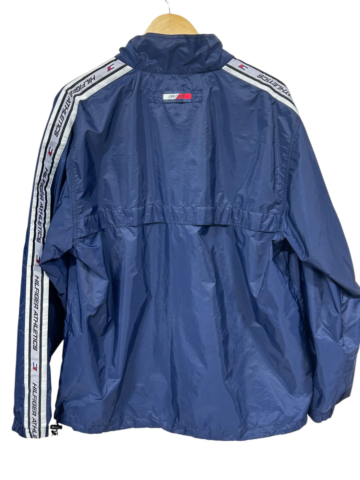 Vintage 90's Hilfiger Athletics Tommy Windbreaker Jacket Size Large