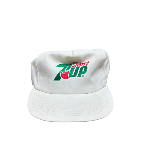 Vintage 90's Cherry 7 Up Soda Promo Hat