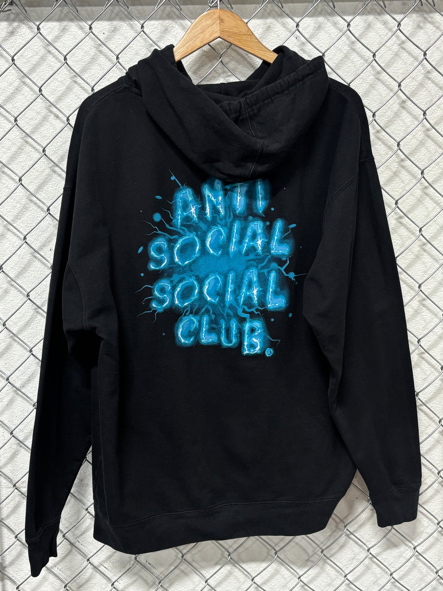 Anti Social Social Club ASSC Black Hoodie Size XL