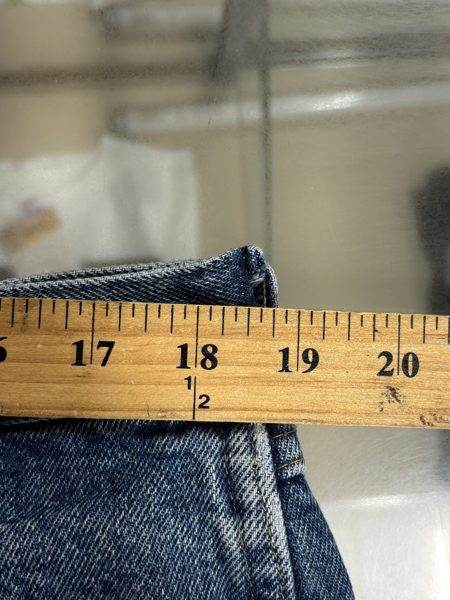 Wrangler Cut Off Denim Shorts Size 38
