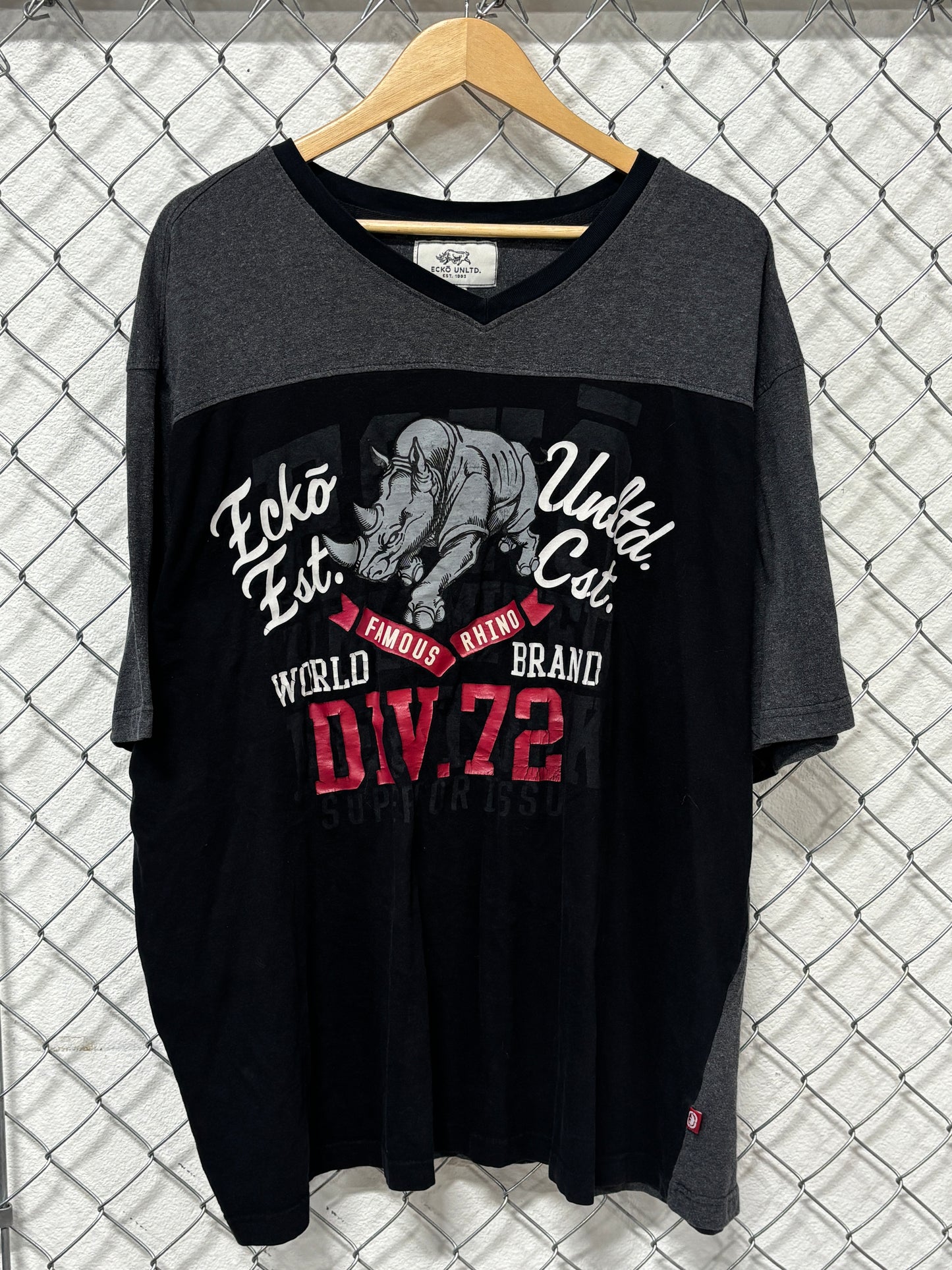 Y2K Ecko Unlimited Famous Rhino Tee Size 4XL