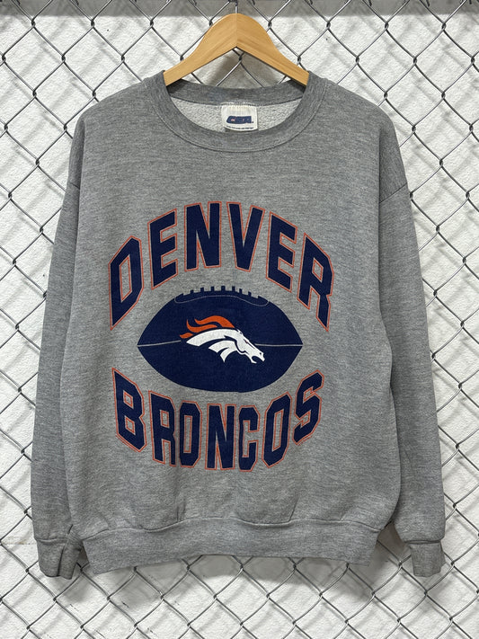 Vintage 90's CSA Denver Broncos Football NFL Logo Sweater Size XL